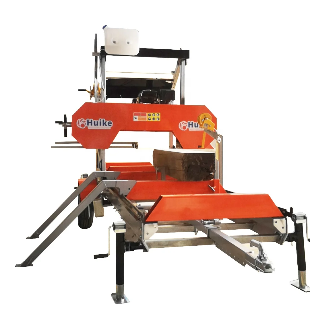 Hot Sale Huike Portable Sawmill Wood Band Saw Mill