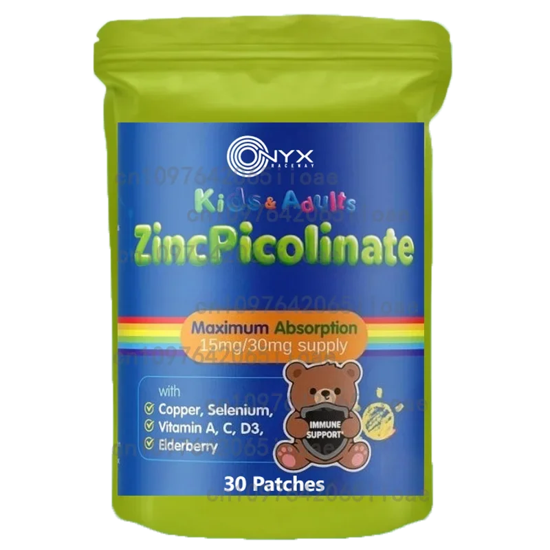 

30-гранный пиколинт цинка — хорошо впитывающая цинковая добавка для роста и иммунитета — транпьютерные пластыри