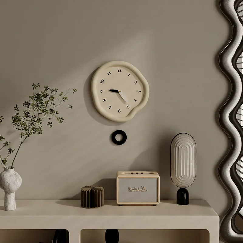 Nordic Wall Clocks Design Minimalism Clock Watch Modern Living Room Clocks Luxury Clock Mechanism Silent Decorations for Home