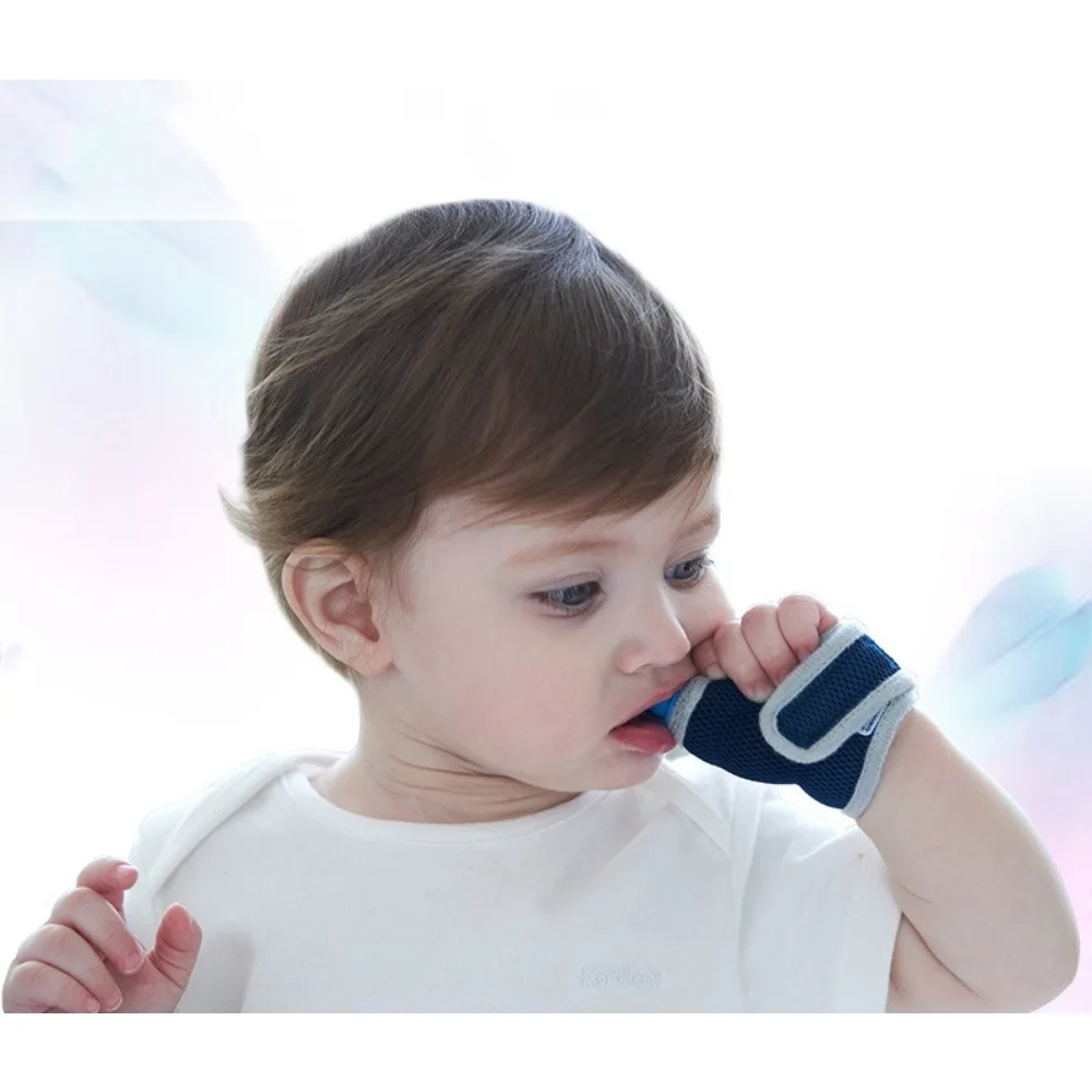 New Model Baby Silicone Teeth Grinding Finger Cover Breathable Thumb Cover Teether Child Anti Biting Hands Sensory Comfort