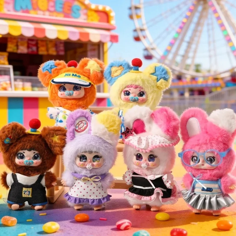 

New Princess Jiimo 80% Plush Blind Box Amusement Park Series Toys Cute Bag Pendant Figure Dolls Christmas Birthday Girl Gifts