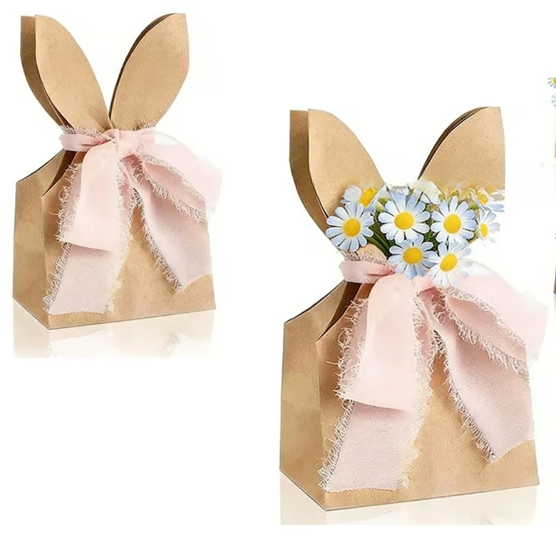 Set mit 12/24 eleganten, künstlerischen Geschenkbeuteln für Kinderpartys, perfekt für Osterleckereien und Festivaltreffen, 3 x – Detail 1