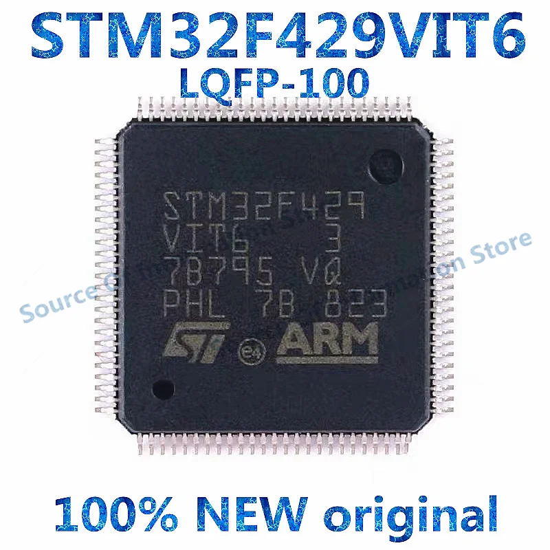 Microcontrollers MCU, STM32F429VIT6, LQFP-100, ARM Cortex-M4, 32-bit, 100% New