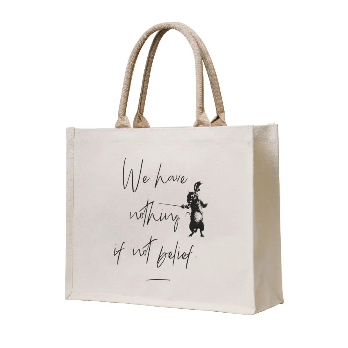 

Reepicheep quote Tote Bag canvas tote women bag tote bags cloth bags cloth bag woman