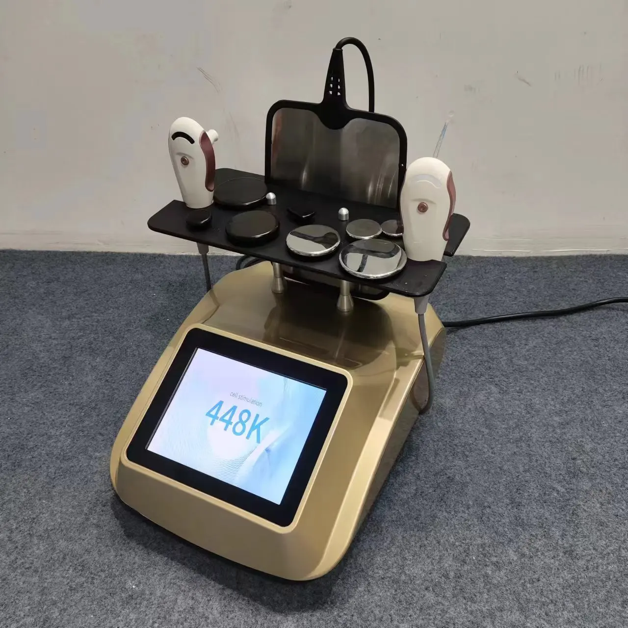448Khz CET RET Tecar Device INDIBA Physical Therapy Machine Rf High Radio Frequency Diatermia Pro Loss Weight Health Care System