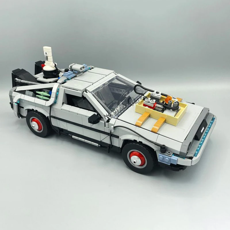 

2024 NEW MOC Back to the Future II - DeLorean Time Machine Building Blocks 10220 T1 Camper Van Modified Bricks Cars DIY Toys