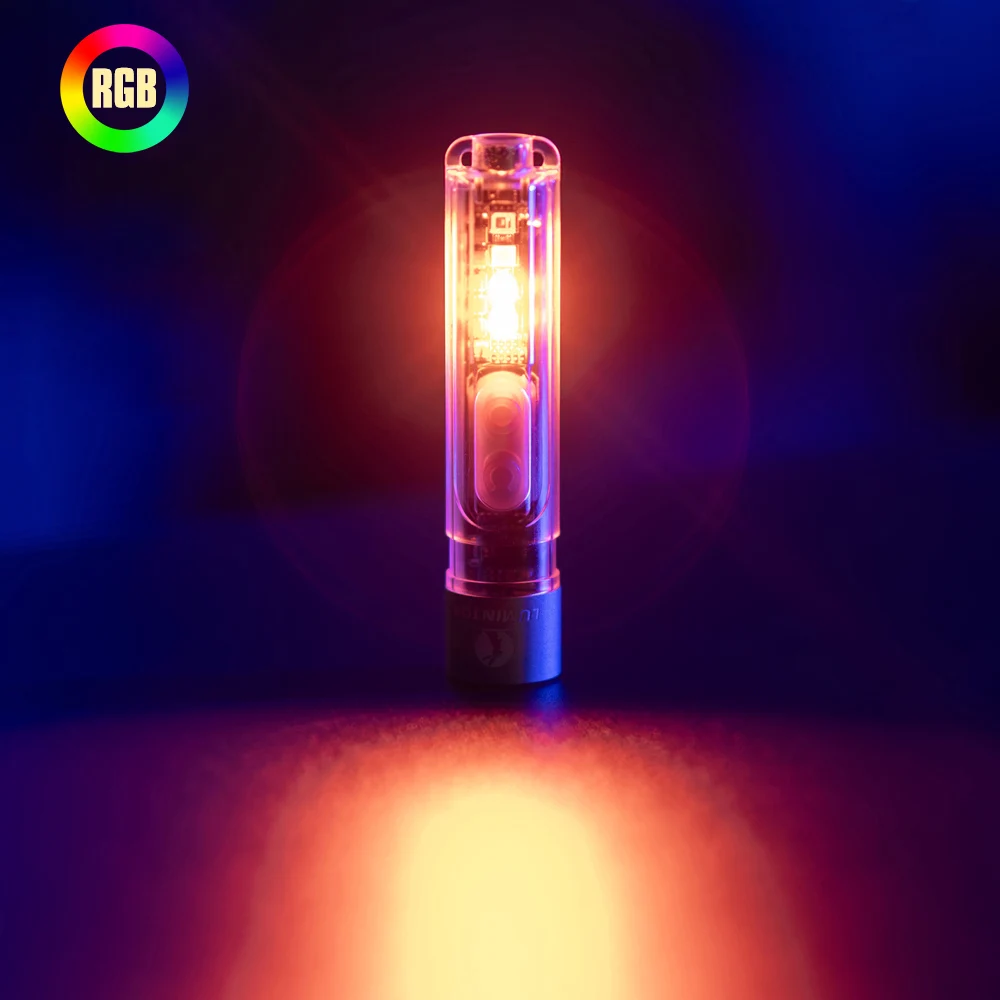 EDC LED فانوس مادة الكمبيوتر المفاتيح التخييم في الهواء الطلق مصباح يدوي USB C مصباح قابل لإعادة الشحن الأشعة فوق البنفسجية RGB الإضاءة المغناطيسي الذيل العمل الشعلة