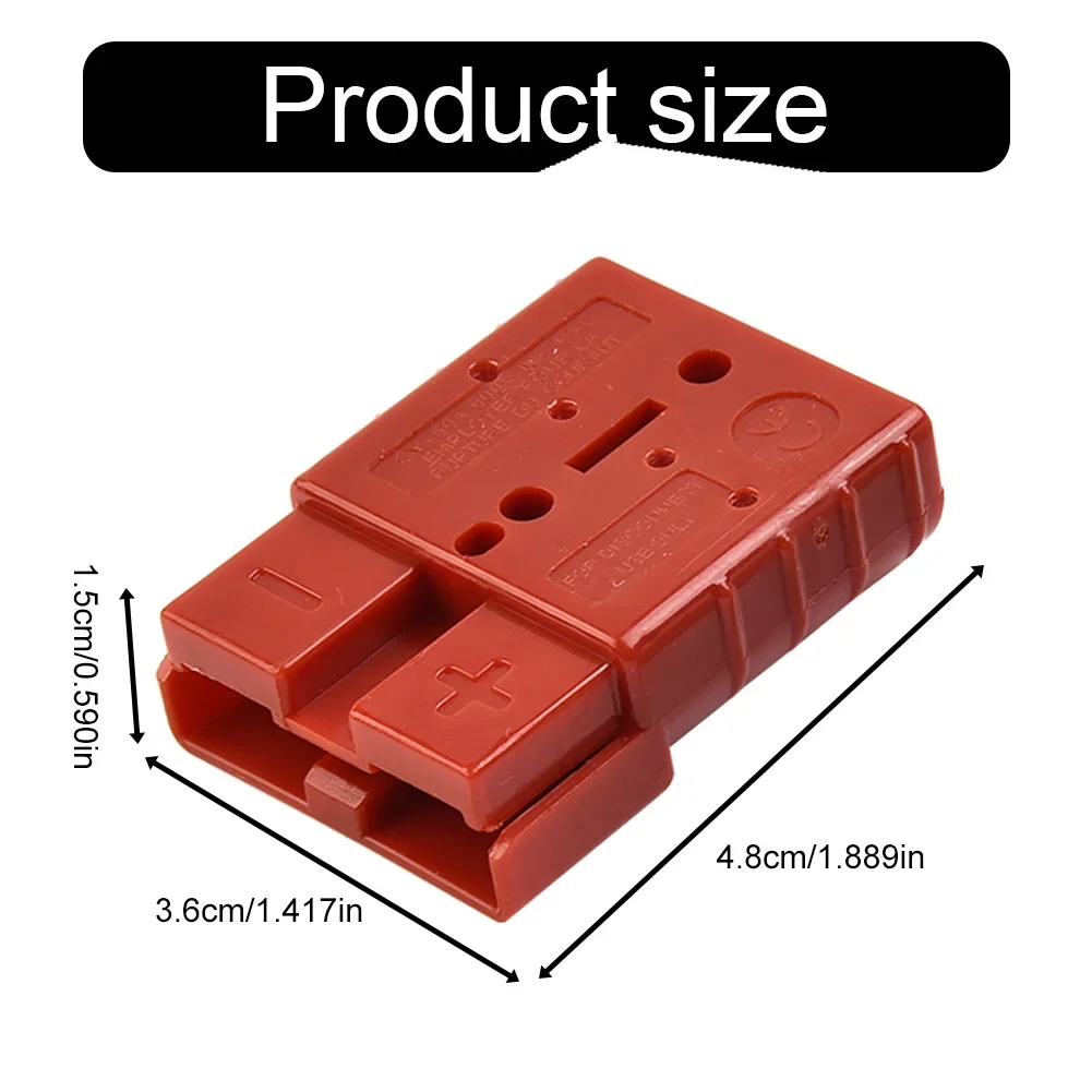 2PCS Power Connector Kit For Anderson 120A Plug Cable Terminal Battery Quick Plug Battery Charging Connector Power Tools Parts