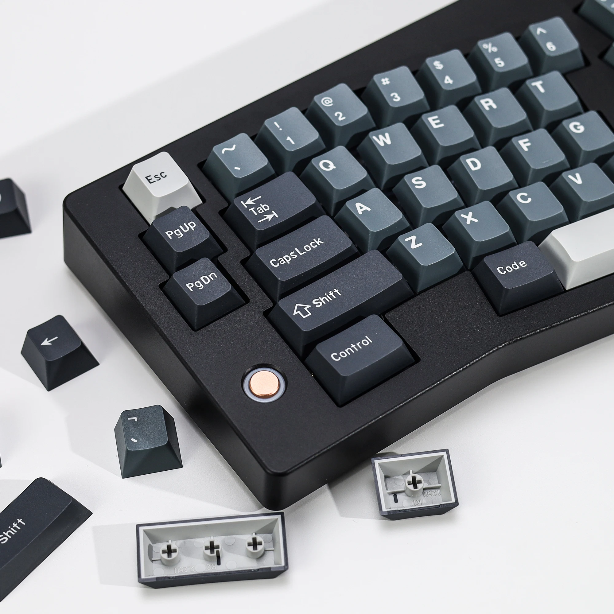 KBDiy GMK Apollo Keycaps ISO PBT Cherry Profile Retro Double Shot Keycap for MX Switches Alice 60 Mechanical Keyboard Key Caps