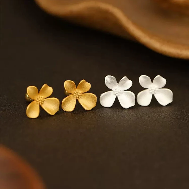 أقراط مرصعة هندسية من Foxanry للنساء والفتيات ، أزياء عرقية بسيطة ، أنيقة ، تمنع الحساسية ، هدايا مجوهرات عيد الميلاد #3