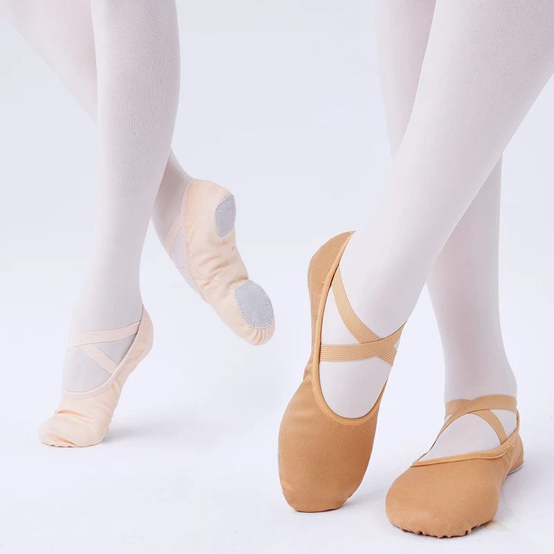 Women Ballet Shoes Girls Ballet Slippers Soft Sole Elastic Dance Shoes Professional Dance Training Shoes Fitness Yoga shoes