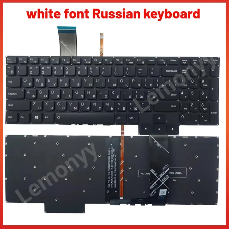 

NEW For Lenovo Legion 5-15ARH05 15ARH05H 15IMH05 15IMH05H 5P-15ARH05H 5P-15IMH05 5P-15IMH05H Russian/US Spanish Laptop Keyboard