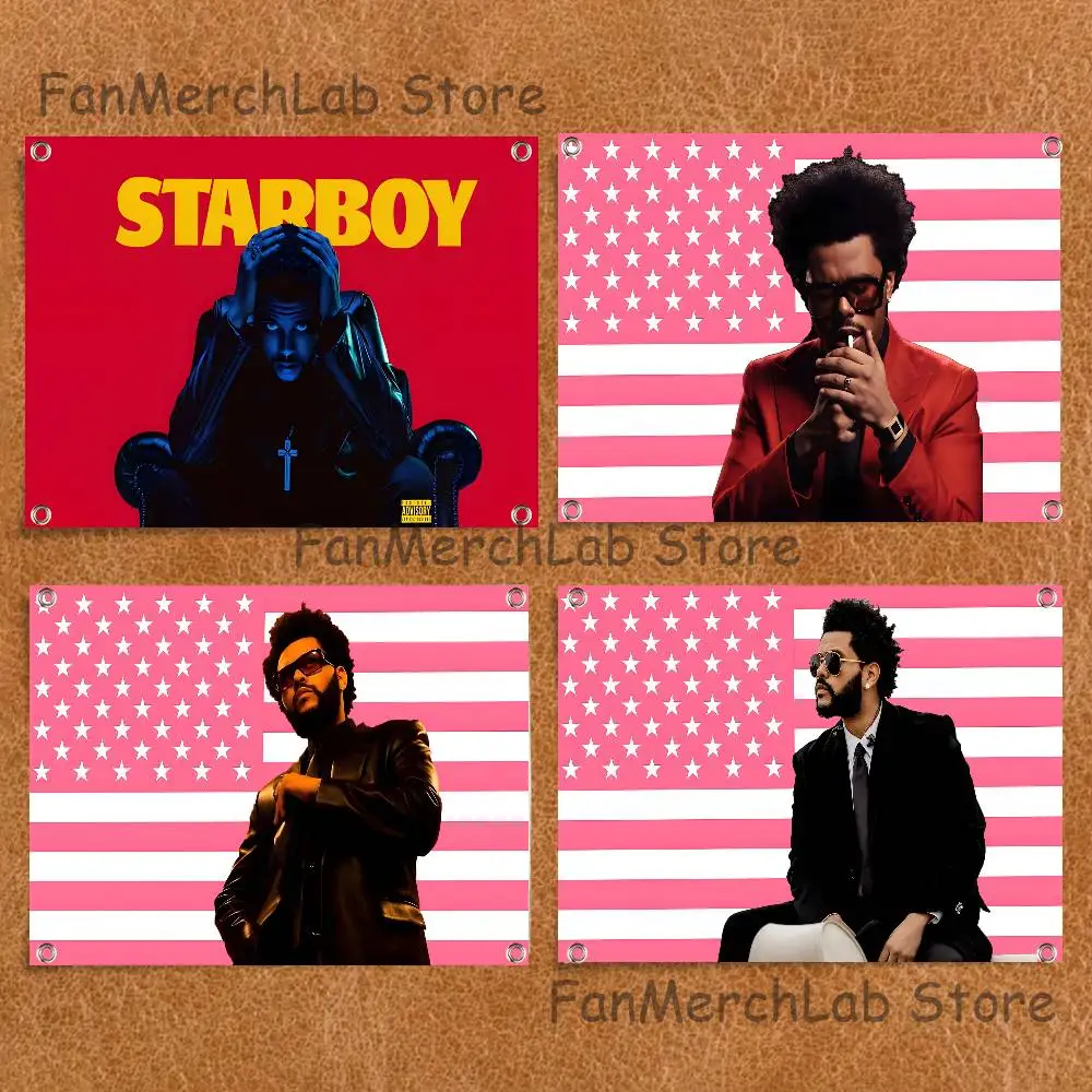 

The W-WeekndS Flag Cool Funny Tapestry for College Dorm Room Guys Girls Cave Frat Bedroom