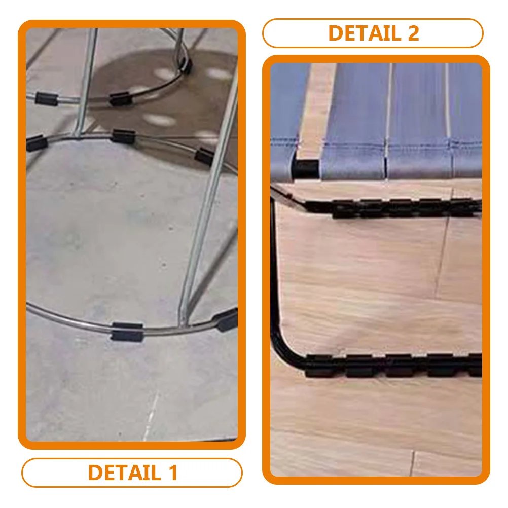 

100pcs Chair Legs Caps Plastic Floor Protectors For Office Chairs Silent Movable Furniture Feet Covers Non-Slip Light