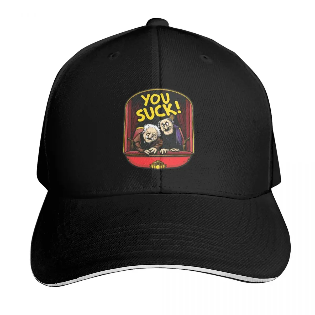 You Suck (Statler and Waldorf) Baseball Cap Curved Brim Classic Fit Low Profile Unstructured Unisex for Men Women