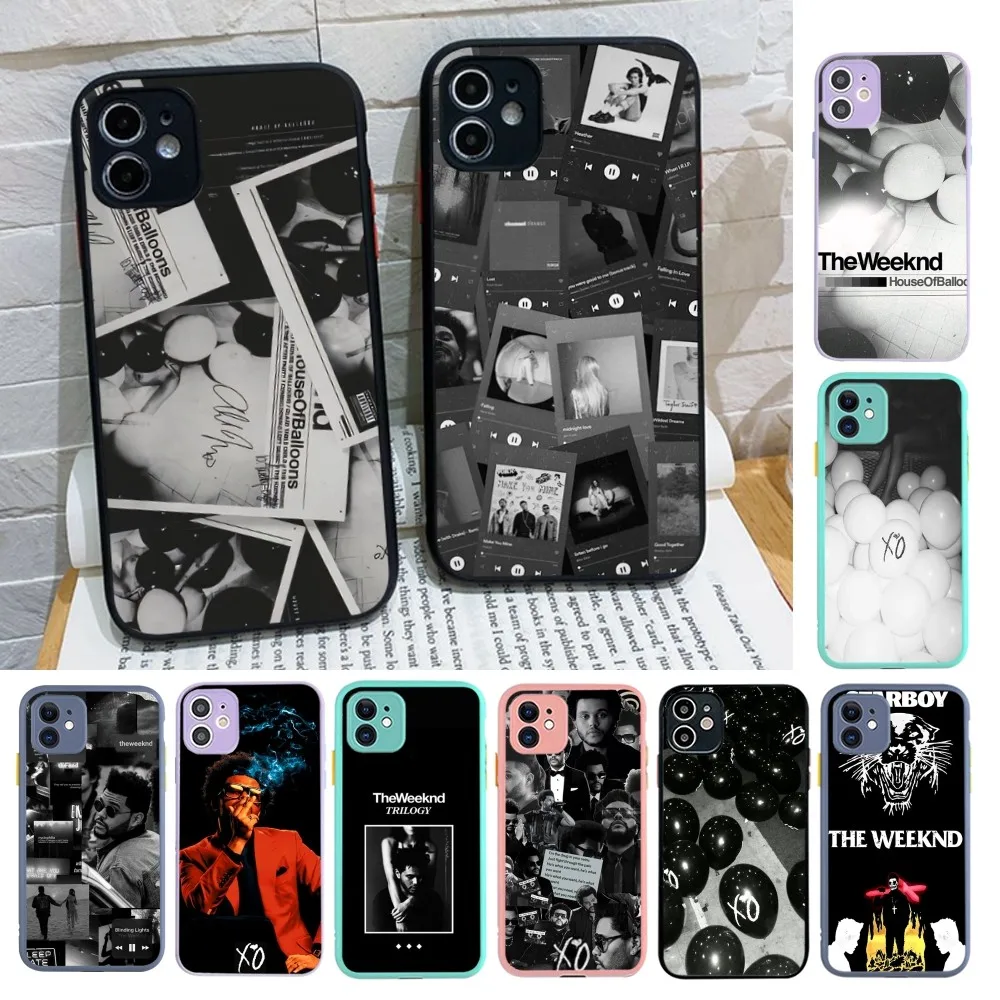 The Weeknd House Of Balloons Phone Case for iPhone 14 11 12 13 Mini Pro Max 8 7 Plus X XR XS MAX Translucent Matte Cover