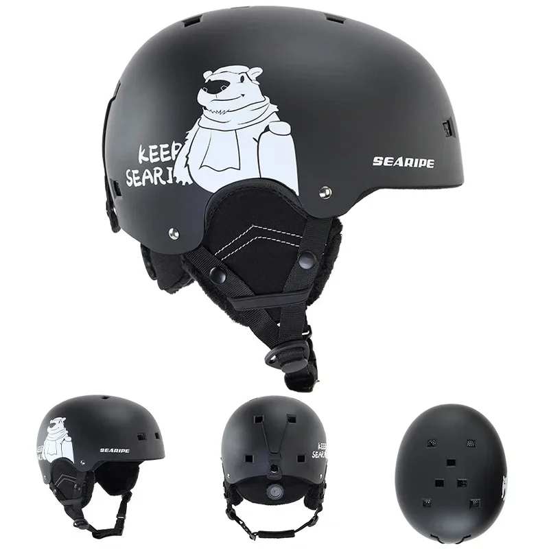 Skihelm Sport Ultraleicht Junge Mädchen Snowboard Helme Ohren schützer Outdoor Kinder Skifahren Sicherheit Kinder Schneemobil Motorrad Helme