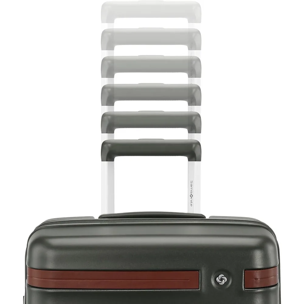 Bagagem de mão rígida de 21 polegadas com 360 °   rodas giratórias e alça ajustável