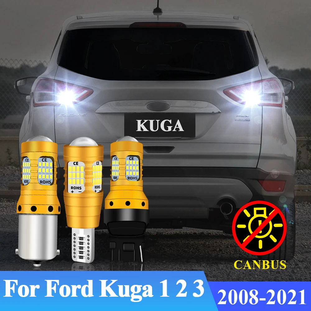

LED Back Up Reverse Lights For Ford Kuga 1 2 3 2008-2021 2020 2019 2018 2017 2016 2015 2014 2013 2012 2011 2010 2009 Backup Lamp