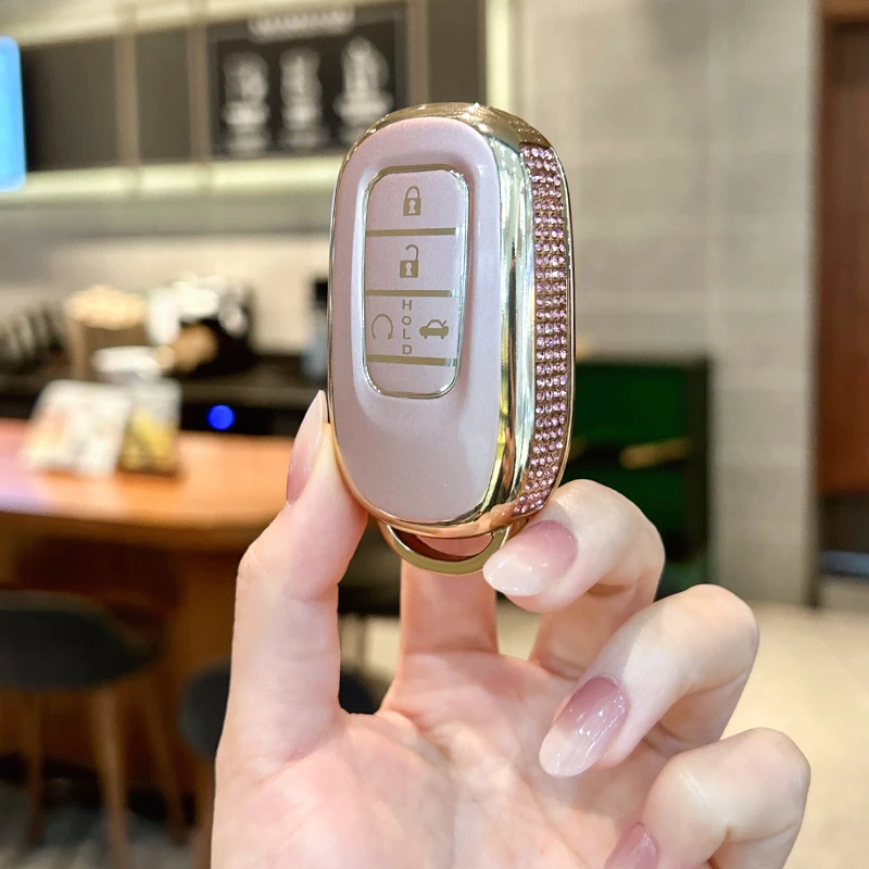 

Suitable for Honda Civic key shell key decoration car interior car accessories key tools keychain keycase