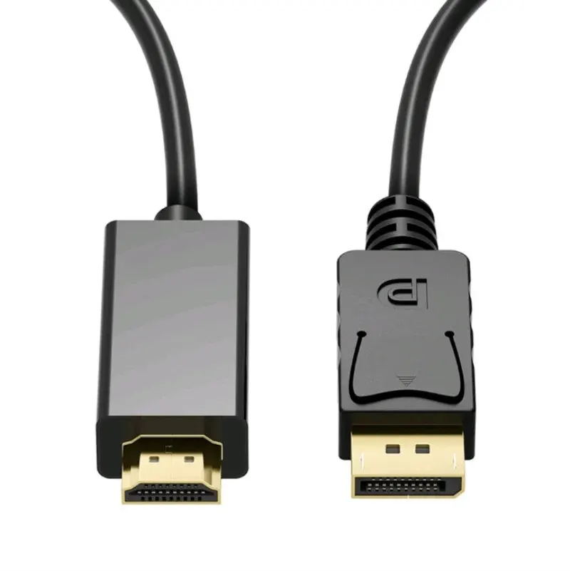 DP DisplayPort To HDTV Cable DisplayPort Male To Male HD Compatible Video Audio Cable For Computer Laptop TV Projector Monitor