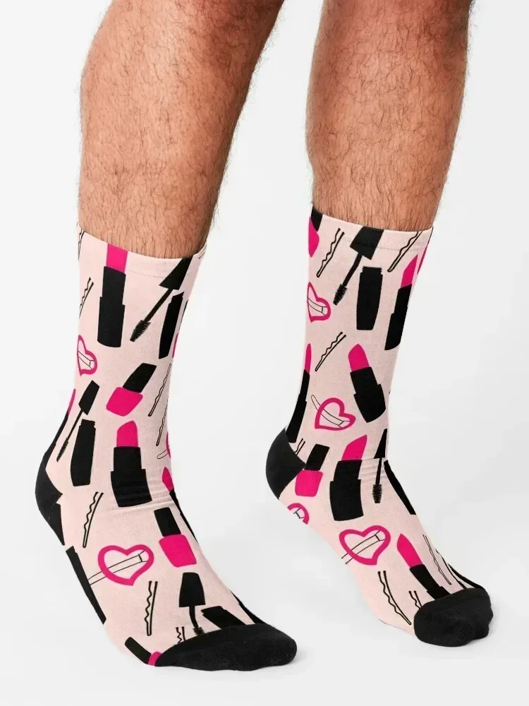 Cute Makeup Socks sports stockings sheer Crossfit snow Man Socks Women's