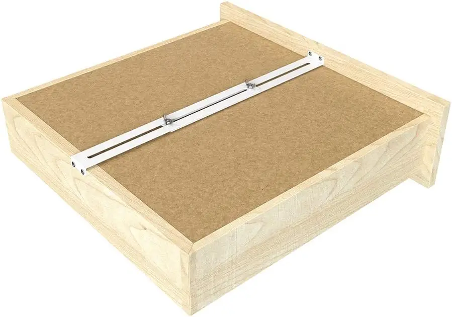 

Drawer Repair Kit - Heavy Duty Steel Reinforcement for Wood/MDF/Chipboard Drawers - Includes Screws (2 Pack)