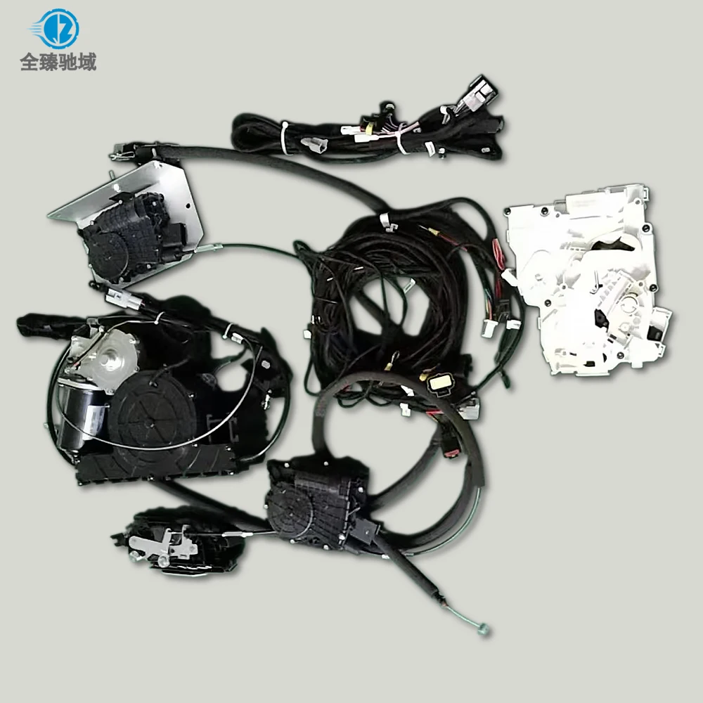 2009-2025+for Mercedes Benz Sprinter Electric Middle Door Kit, Belt Type Electric Sliding Door System, Automatic Suction Lock.
