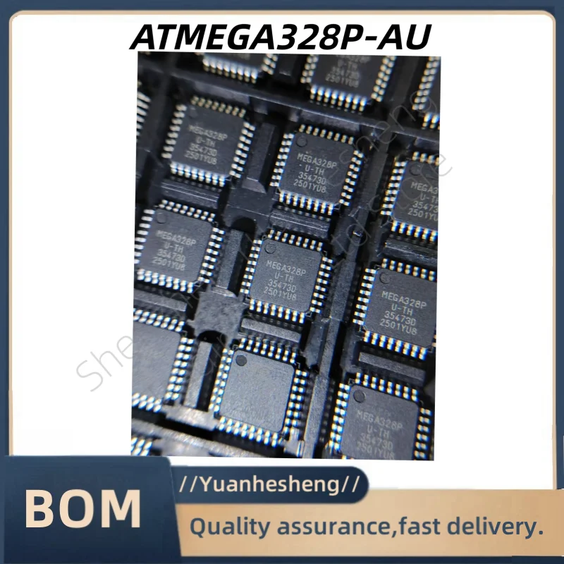 5 pcs/Original genuine ATMEGA328P-AU ATMEGA328P TQFP-32 32K flash memory 8-bit microcontroller