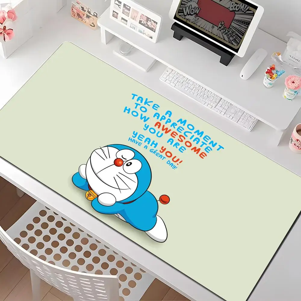 

Awesome E-D-doraemONs-ES Mouse Pad Multiple Sizes Large Square Computer Office Game Table Mats Rubber Anti-slip Mousepads