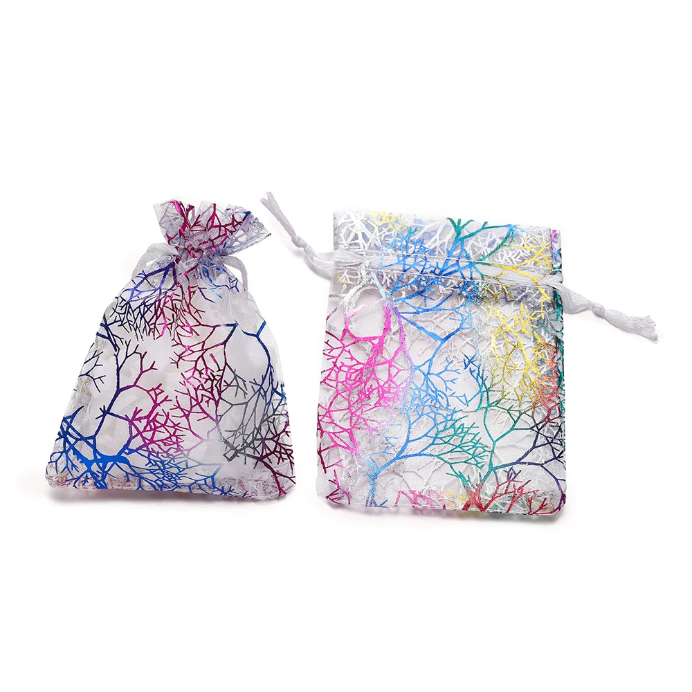 20 teile/los Bunte Zweig Kordelzug Organisation Taschen DIY Schmuck Machen Verpackung Taschen Süßigkeiten Hochzeit Party Taschen Geschenke Beutel