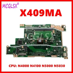 X409MA Mainboard For ASUS X509MA X409M X509M F409MA M409 M509 F509MA A409M A509MA Laptop Motherboard with N4000 N5000 N5030 CPU