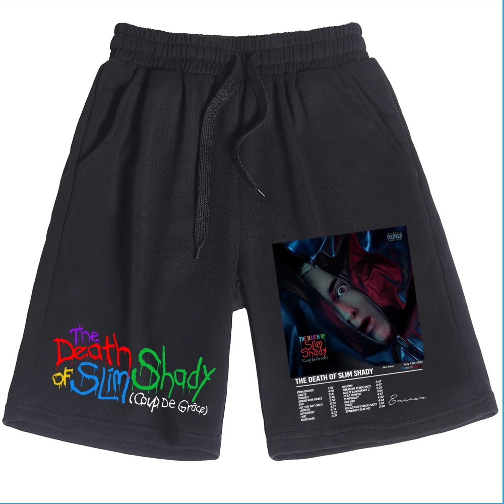 The Death of Slim Shady Coup De Grace Eminem New Album Casual Short Pants Unisex Men Women Street Style Pants