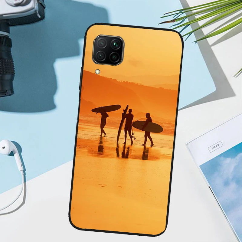 Surfer Surf Hang Loose Shak For Huawei P30 P40 P20 Lite P60 Pro P Smart Nova 9 10 SE 5T 7i 8i 11i Y60 Y61 Y70 Y90 Case