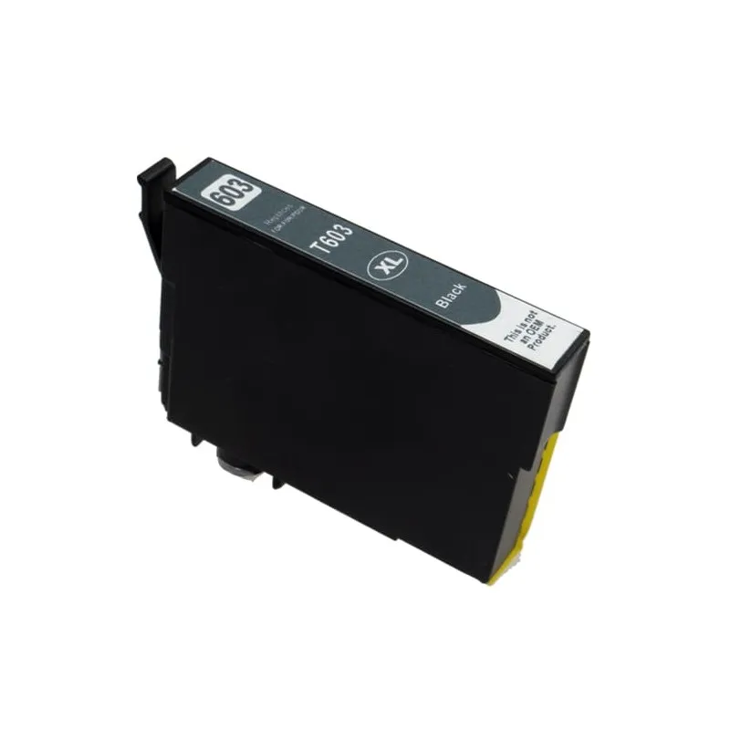 EPSON black alternative ink cartridge E603XLBK, replaces C13T03A14010 XET603XLBKC imprimirbien.com