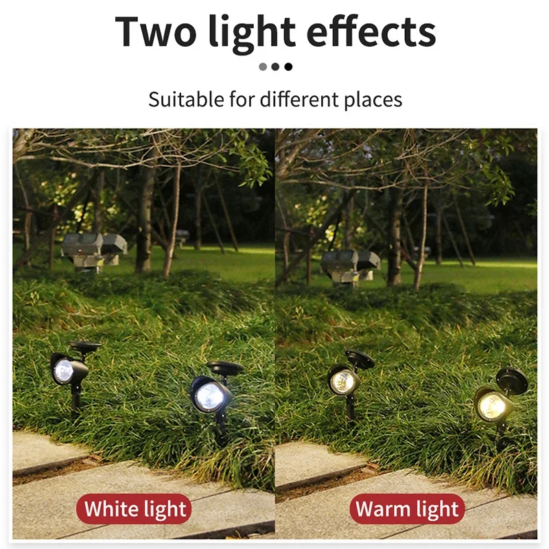 Outdoor IP65 Waterproof,Spot Lights,Brightness Adjustable for Garden Backyard Driveway Patio Law Decor  Patio Law Decor