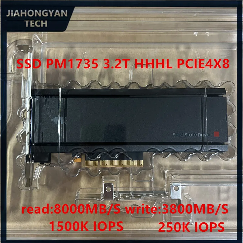 Original For Samsung PM1735 1.6T 3.2T 6.4T 12.8T HHHL PCIE4.0 AIC Card Enterprise Solid State SSD NEW