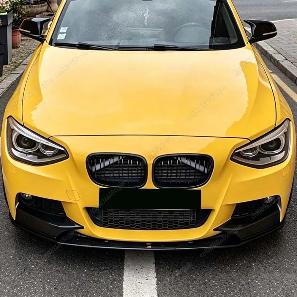 For BMW F20 F21 120d 120i M135i M-Sport 2012 To 2015 Pre-facelift Car Front Bumper Lip Spoiler Diffuser Splitter Body Kit Tuning