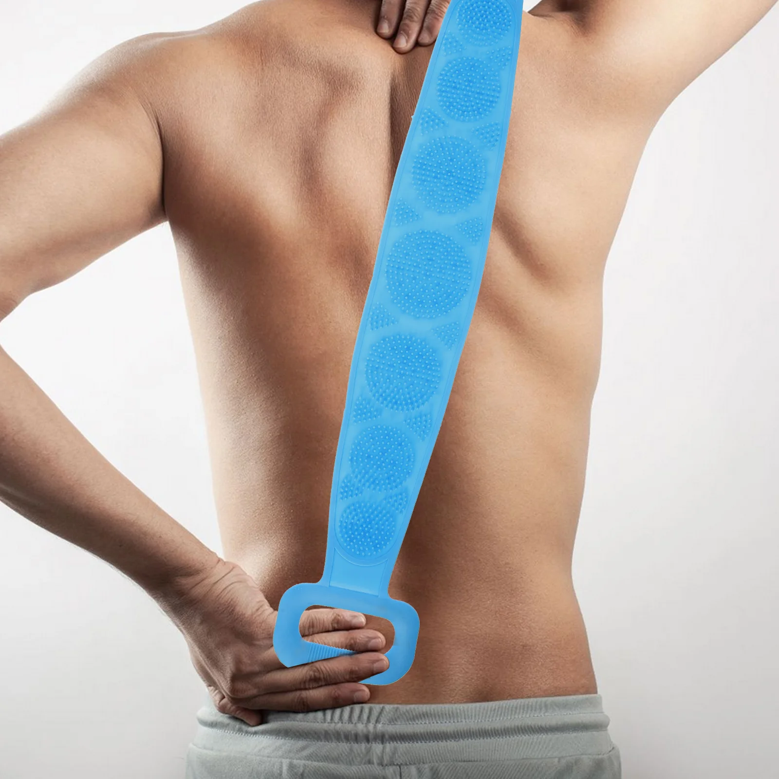 

Силиконовый ремень для ванны * 13 см, двухсторонний скребок для душа для тела, отшелушивающий массаж, очищающий инструмент для очистки спины