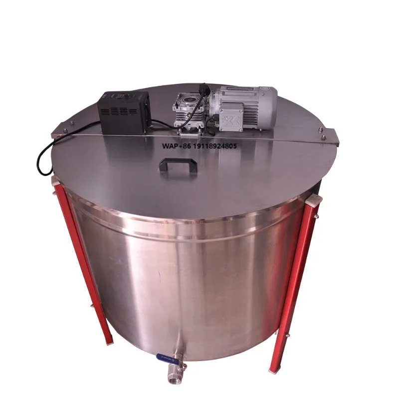 24 Frames Stainless Steel Honey Processing Machine Electric Radial Beekeeping Honey Extractor with Motor