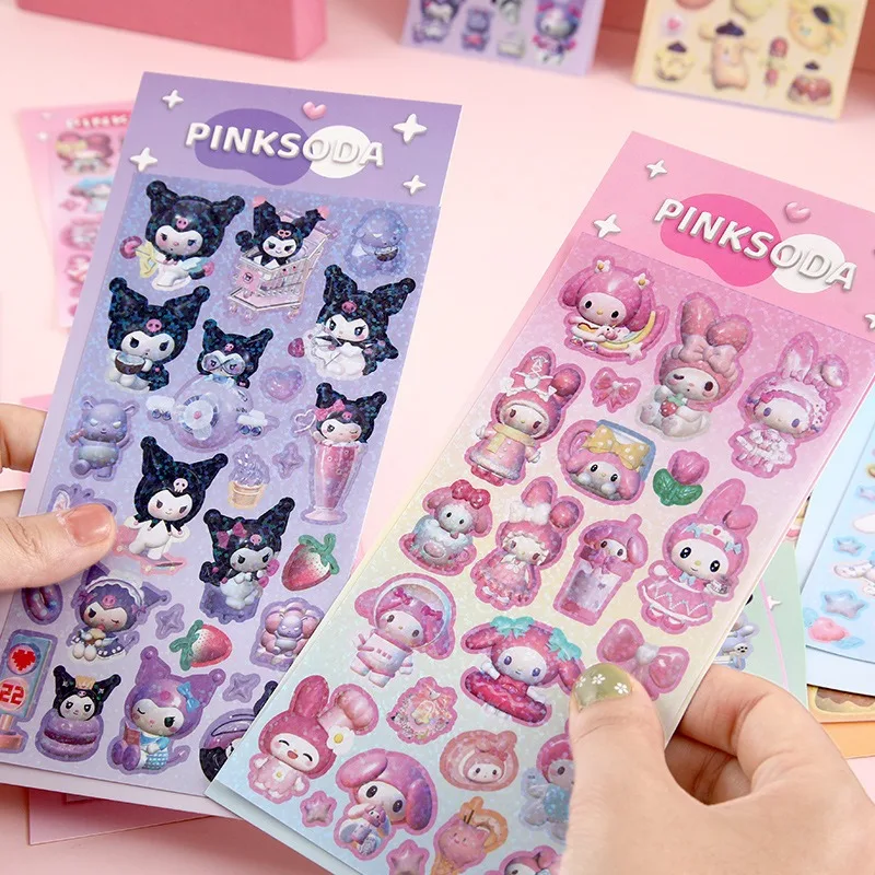 20/60/100 قطعة ملصق سانريو Pachacco سينامورول كورومي بلدي ميلودي مذكرات الديكور لوازم الفن الشارات القرطاسية #4