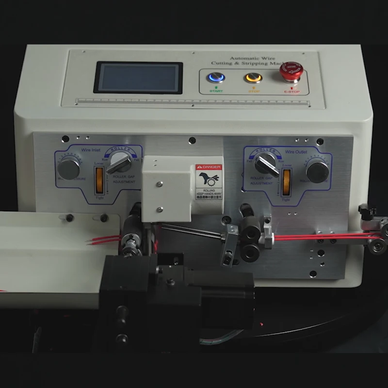 

220V 110V 350W SWT-608-NX-2S LY Double Wire Twisting Peeling Stripping Cutting Machine 350W 0.1-4.5mm2 Touch Screen Control