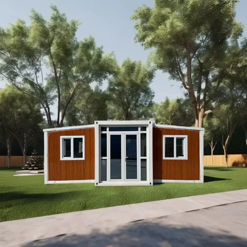 Chinese Manufacturers Can Customize Prefabricated Double Wing Extended Container Houses