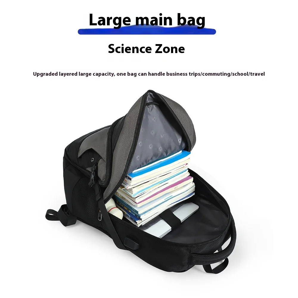 Hot Sale New Men's Business Backpack Multifunctional Large Capacity Travel Bag Casual Computer Business Bag