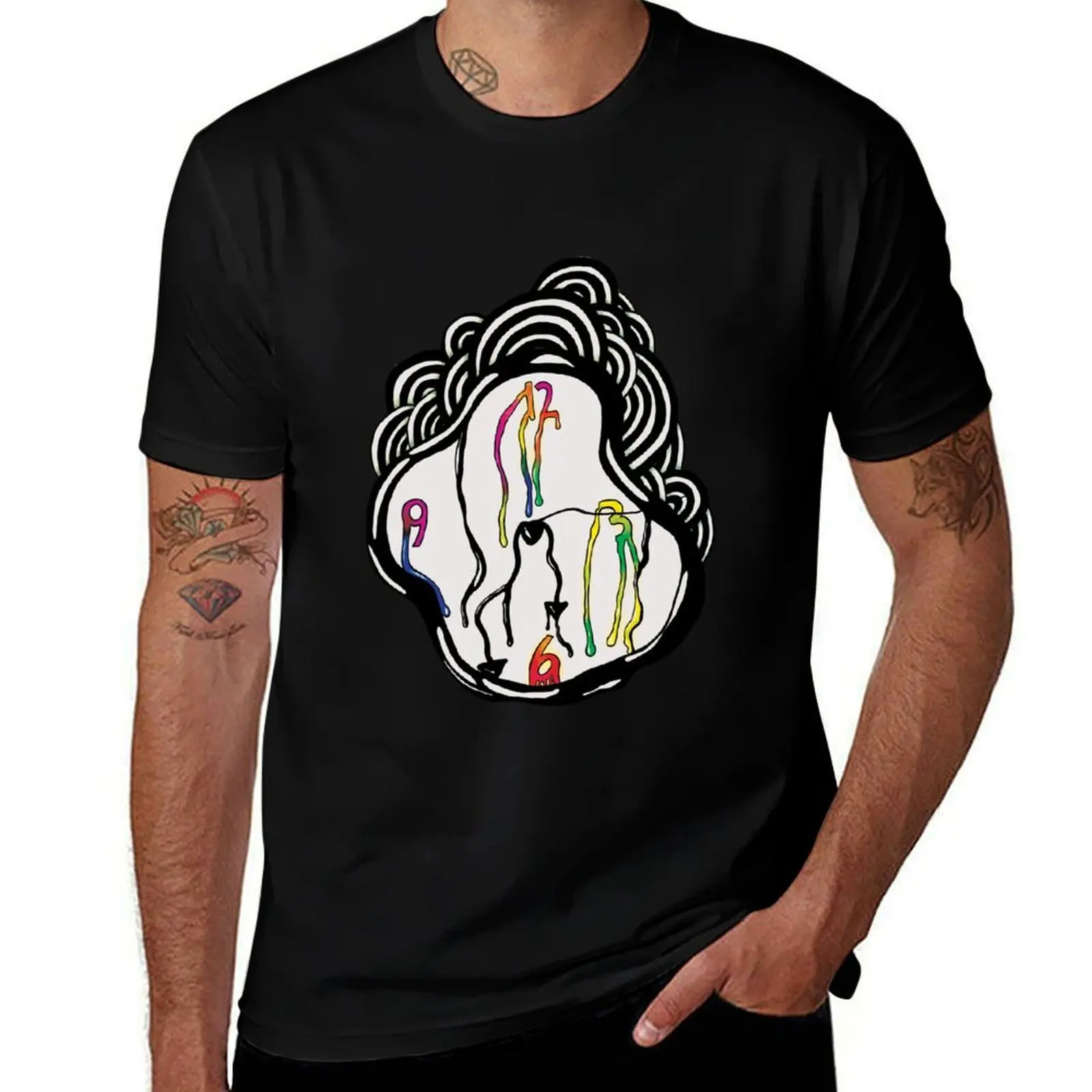 Wobbly Clock T-Shirt Sport Basic Moisture Wicking Tee T-Shirt