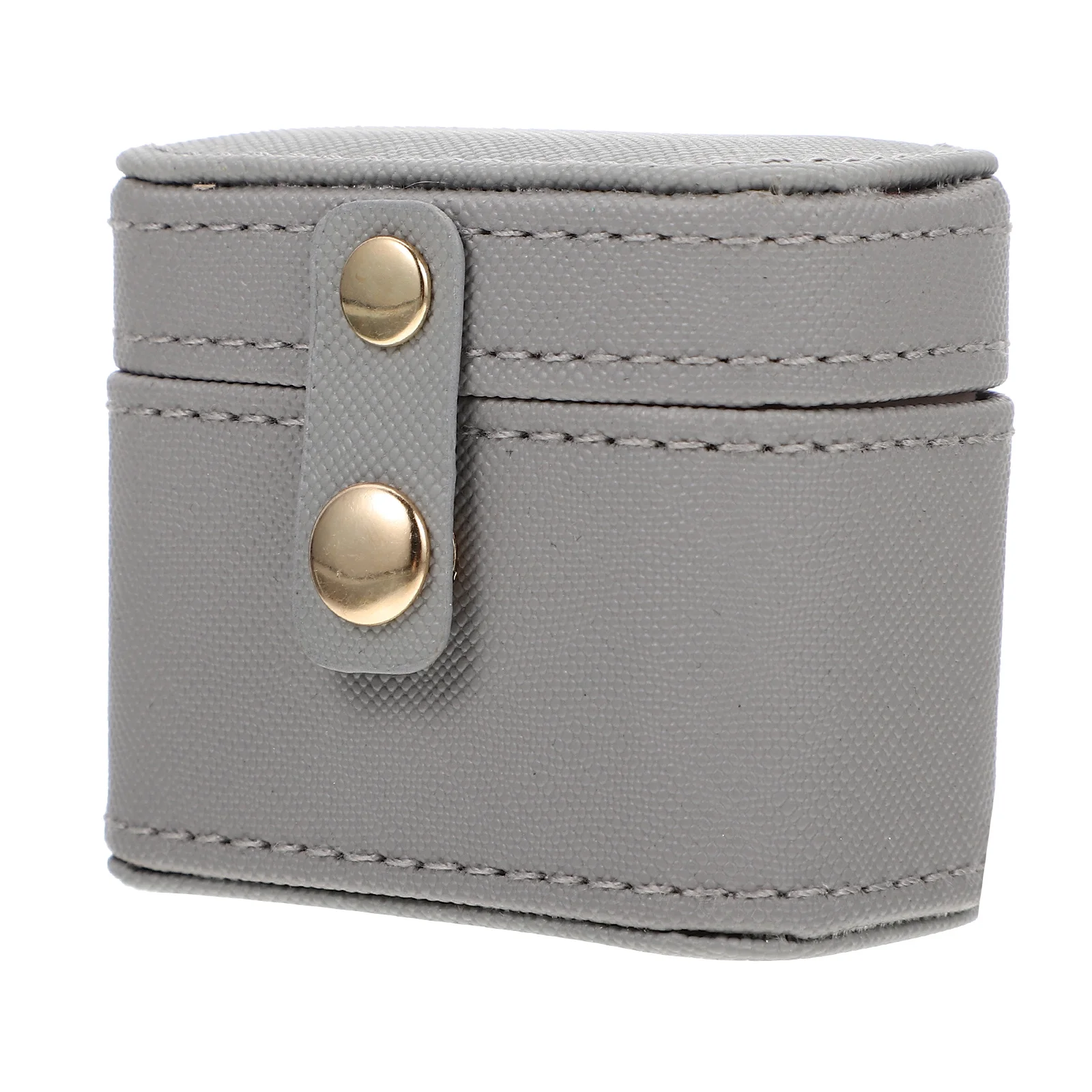 

Vintage PU Lint Jewelry Box Ring Storage Case Small Gift Container Decorative Organizer Jewelry Box Storage Container