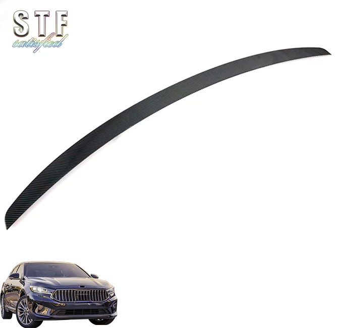 

Carbon Fiber Style Spoiler For Kia K7 Cadenza 2019 2020 Car Accessories Stickers