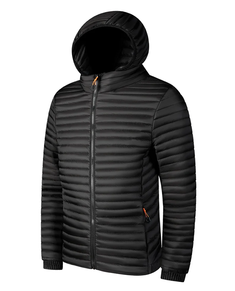 Autumn Winter New Jacket Man Outdoor Camping Coat Ultralight Hiking Jackets Stand-up Collar Casual Waistcoat Brand Clothing