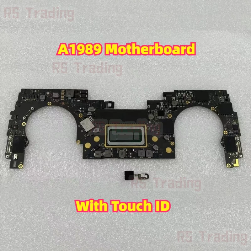 

Оригинальная материнская плата A1989 для Macbook Pro Retina 13 дюймов A1989 Logic Board 820-00850-A с Touch ID i5/i7 2018/2019 год