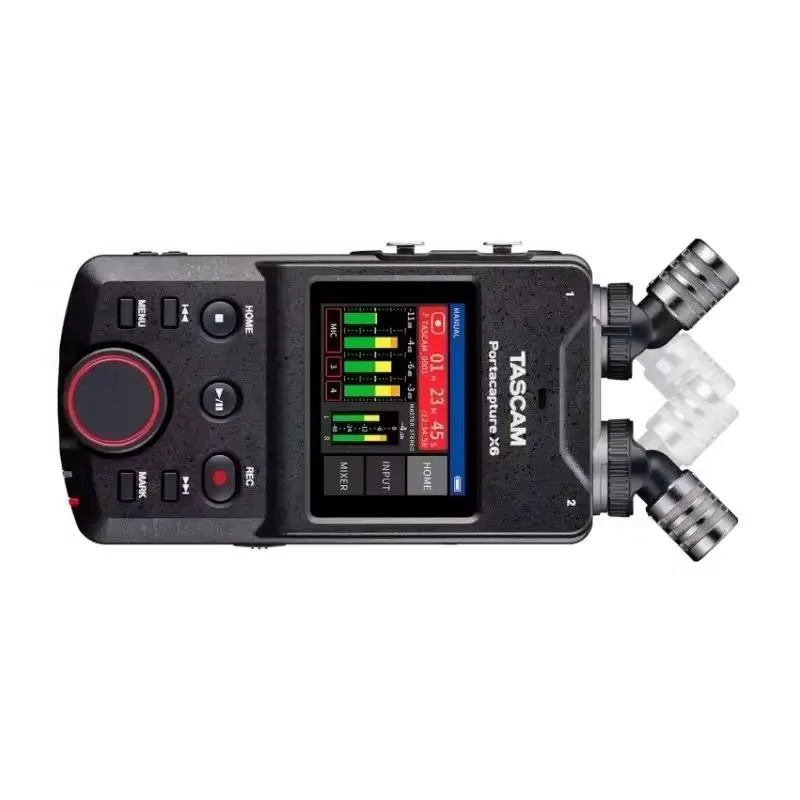 X6 High-Resolution Multi-Track Handheld Recorder 96-kHz/32-bit Floating-point Recording Technology